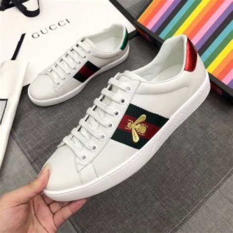 gucci ace leather sneaker replica|gucci ace sneakers men discounted.